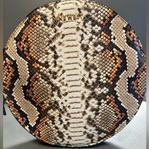 Nine West Circular Snakeskin Crossbody Bag
